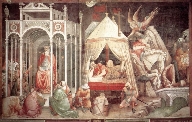 GADDI, Agnolo The Triumph of the Cross (detail) dg oil painting image